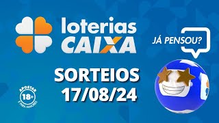 Loterias CAIXA  17082024 [upl. by Halil]