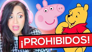 8 CARICATURAS PROHIBIDAS en el RESTO del MUNDO 😱 Sandra Cires Play Reaccionando [upl. by Washington]