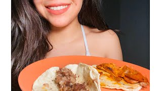 ASMR ESPAÑOL COMIENDO TAQUITOS CONGUACAMOLEyasequenoseventandeliciososperosiloestabanasmrespañol [upl. by Mccormac28]