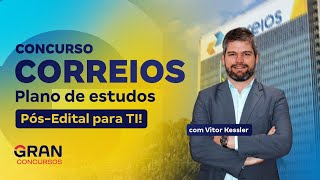 Concurso Correios  Plano de estudos PósEdital para TI [upl. by Jew140]