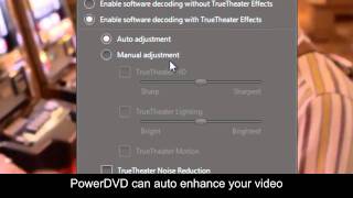 PowerDVD 12  How to Enhance Your DVD and Video to HD with TrueTheater [upl. by Maitund]