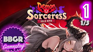 Demon Sorceress Idle RPG  Review 15 Game Play Walkthrough No Commentary 1 [upl. by Barrie155]