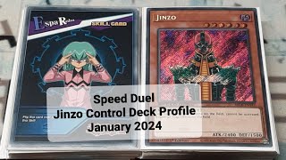 Speed Duel Jinzo Control Deck Profile January 2024 [upl. by Jannel]