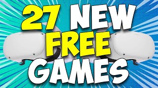 27 New amp free OCULUS QUEST 2 games on APPLAB amp SIDEQUEST [upl. by Batish793]