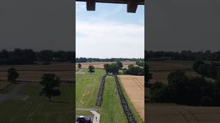 Antietam Battlefield Observation Tower View Bloody Lane [upl. by Nikolas]