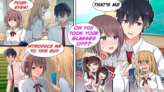 Manga Dub I took off my glasses to save the one girl who is always on my side RomCom [upl. by Udell]