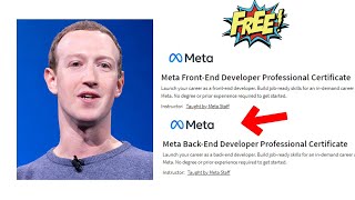 FREE FrontendBackend Development Course by Meta [upl. by Fredek]