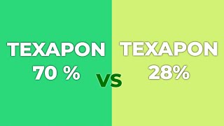 COMO CAMBIAR EN UNA FORMULA TEXAPON 70 ´por 28 y genapol 28 por 70 LAURIL eter sulfato 70 Y 28 [upl. by Jolenta]