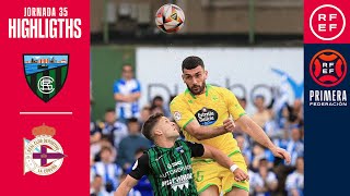 Resumen PrimeraFederación  Sestao River Club 01 RC Deportivo  Jornada 35 Grupo 1 [upl. by Erelia657]