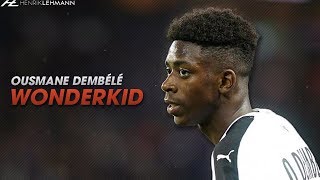 18 Year Old Ousmane Dembélé  Stade Rennais  Goals amp Skills [upl. by Oremodlab]