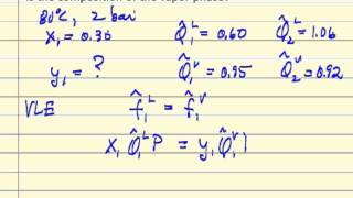 VLE using Fugacity Coefficients Review [upl. by Joellen110]