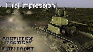 Graviteam Tactics Mius Front first impression review [upl. by Lenny391]