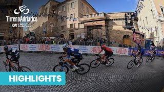 TirrenoAdriatico 2023  Stage 6 Highlights  Osimo Stazione  Osimo [upl. by Hughmanick70]