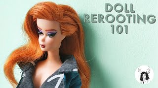 Doll rerooting 101  environmentally friendly hair rollers [upl. by Ronda331]