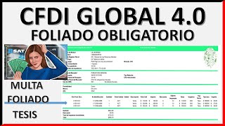 CFDI GLOBAL SIN FOLIADO ¿MULTA 2024 [upl. by Haggi174]