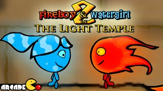 Fireboy And Watergirl  The Light Temple Walkthrough All Levels [upl. by Jarv]