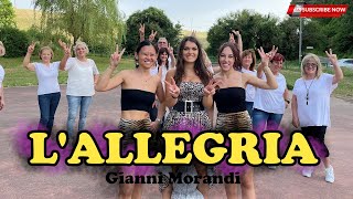 L ALLEGRIA  Gianni Morandi  COREOGRAFIA  Baile en linea  Balli gruppo  line DANCE  Choreo [upl. by Nnaoj991]