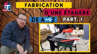 ✅🛠 TUTO DIY Fabrication dune étagère de A à Z PART1 [upl. by Otrevlig428]