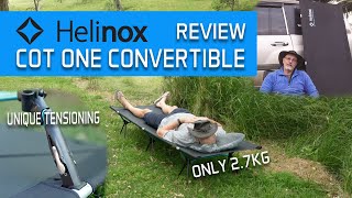 Helinox Cot One Convertible Long Review 2022  The best lightweight camp cot [upl. by Oliviero501]