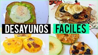 Desayunos Faciles y Rapidos [upl. by Aicilegna]