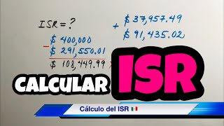 Cómo Calcular el ISR Impuesto Sobre la Renta Bien fácil y Rápido [upl. by Ahsenwahs]