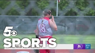 Mansfield softball takes down McCrory in 2A quarterfinals [upl. by Thorlay]