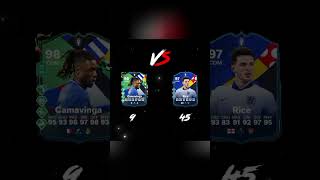 camavinga Vs Rice fc mobile fcmobile fifamobile cdm vs camavinga rice [upl. by Nagard]