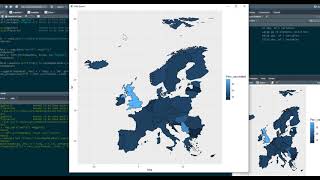 R tutorial Creating Maps and mapping data with ggplot2 [upl. by Olatha687]