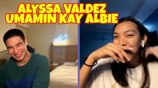 ALYSSA VALDEZ UMAMIN KAY ALBIE CASIÑO [upl. by Dimmick381]