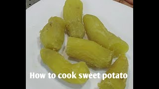 short  Try this simple way to cook sweet potatoes  How to steam sweet potatoes recipe [upl. by Lerner]