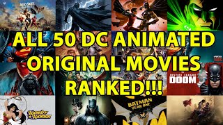 almost Every DC Animated Movie Ranked 19932023  Tier List [upl. by Anyg]