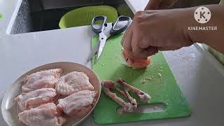 HOW TO DEBONE CHICKEN WINGS [upl. by Waylen392]