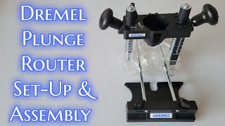 Dremel Plunge Router 33501  How To Assemble Setup And Unboxing [upl. by Assertal]