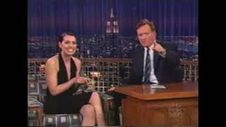 Paget Brewster on Conan OBrien 2002 [upl. by Drusy]