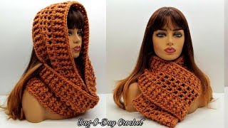 How To Crochet An Easy Infinity Scarf  Bagoday Crochet Tutorial 628 [upl. by Lhamaj]