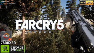 FAR CRY 5  RYZEN 7 7800X3D  RTX 4070 Ti  1440p Max Settings [upl. by Auberta390]