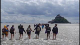 Aumônerie 4ème Mont Saint Michel Pontmain 2017 [upl. by Shifra780]