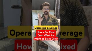 Operating Leverage shorts economics economy [upl. by Aneetak860]