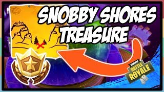 Fortnite  Snobby Shores Map Treasure Location Schatzkarte [upl. by Naitsabas]