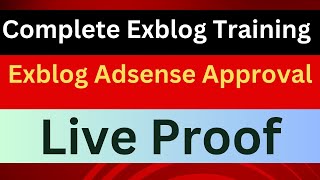 Get EXBLOG APPROVED with This Trick  AdSense Approval Trick [upl. by Violette890]