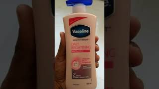 Vaseline HEALTHY BRIGHT Daily Brightening Even tone Lotion 400ml India [upl. by Rayle970]