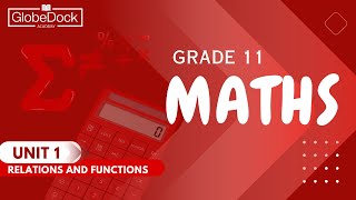 Grade 11 Maths Unit 1 16 Applications of Relations and Functions [upl. by Ilenna]