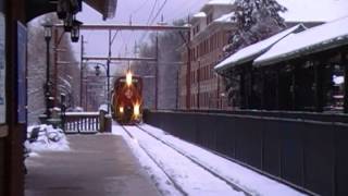 Morristown amp Erie Passing through South Orange 2215 [upl. by Onibas310]