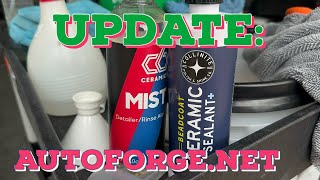 Collinite Beadcoat Ceramic Sealant Update Car Washing Car Care Auto Detailing Autoforge [upl. by Mervin70]