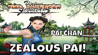 VF5FS ZEALOUS PAI Virtua Fighter 5 Final Showdown Pai Chan Matches FGC Gaming [upl. by Nyleak]