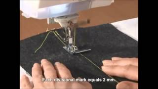 Brother Stitch Guide Foot [upl. by Salhcin948]