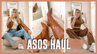 WINTER ASOS TRY ON HAUL 2021  NEUTRAL amp AESTHETIC PIECES [upl. by Irot]