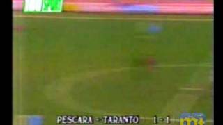 Pescara 11 Taranto Goal di Brunetti Serie B 19911992 [upl. by Acirre42]