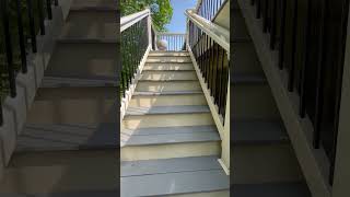 Elegant 2nd Story Trex Select Composite Deck in Annapolis MD  Fence amp Deck Connection [upl. by Virendra]