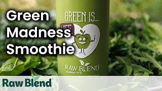 How to make a Green Madness Smoothie in a Vitamix Blender  Recipe Video [upl. by Merline62]